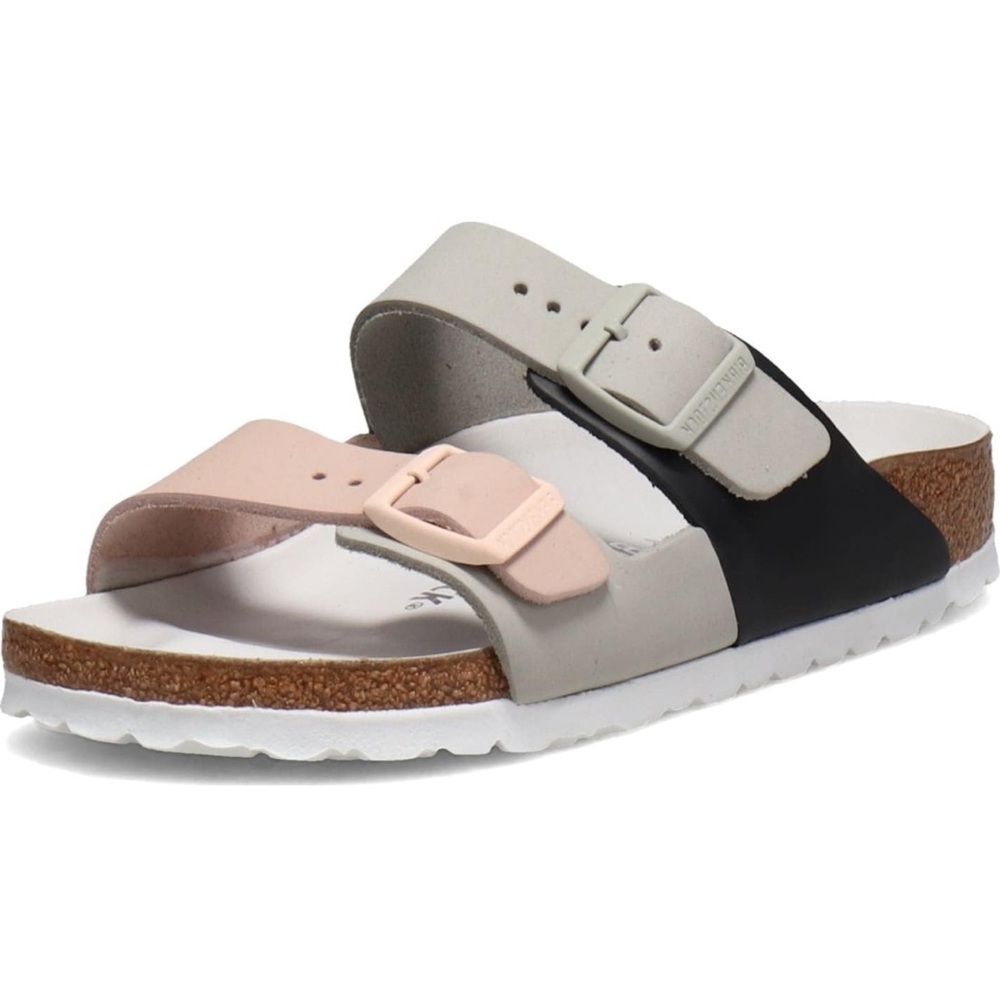 Birkenstock Arizona Split Mineral and Light Rose